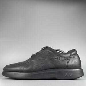 SAS Bout Time Men's Size 11 Black Leather Walking Comfort Orthopedic Casual Shoe